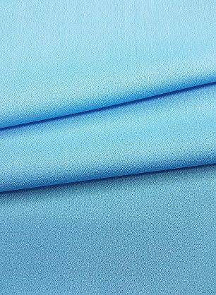 Костюмная креп (о) ярко-голубая - в интернет-магазине тканей Тессутидея арт. 05-3288