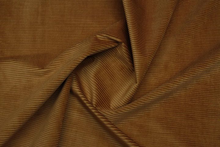 Вельвет стрейч 370 г/м (о) мокрый песок  - итальянские ткани Тессутидея арт. 01-7755