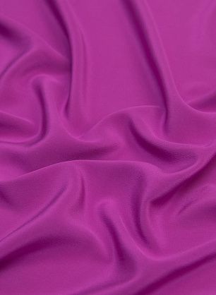 Крепдешин (о) фуксия - в интернет-магазине тканей Тессутидея арт. 10-1542