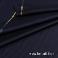 Костюмная диагональ (о) темно-синяя - итальянские ткани Тессутидея арт. 05-3752