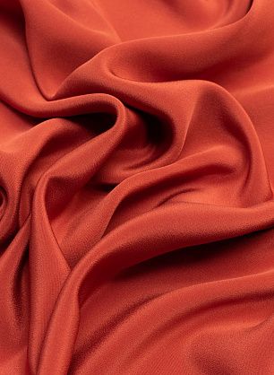 Шелк кади (о) красно-коричневый - в интернет-магазине тканей Тессутидея арт. 02-8771