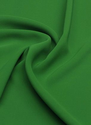 Плательная кади шелк с вискозой (о) зеленая - в интернет-магазине тканей Тессутидея арт. 10-3381