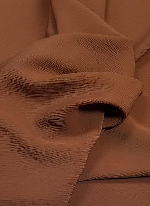 Плательная крэш (о) коричневая - в интернет-магазине тканей Тессутидея арт. 03-6481