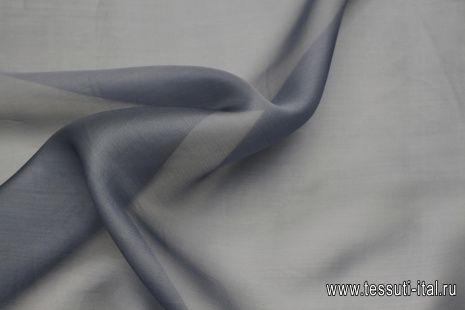 Органза (о) серо-голубая - итальянские ткани Тессутидея арт. 10-3570