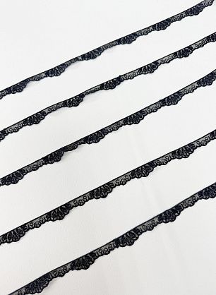 Тесьма на сетке (о) синяя 1,2см - в интернет-магазине тканей Тессутидея арт. 03-2081