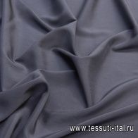 Шелк стрейч матовый (о) серый - итальянские ткани Тессутидея арт. 10-1276