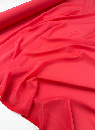 Крепдешин (о) красно-розовый - в интернет-магазине тканей Тессутидея арт. 10-5021