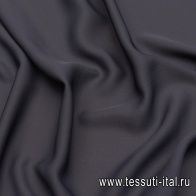 Крепдешин (о) черный - итальянские ткани Тессутидея арт. 10-3028