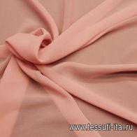 Шифон (о) светло-розово-серый - итальянские ткани Тессутидея арт. 10-3476