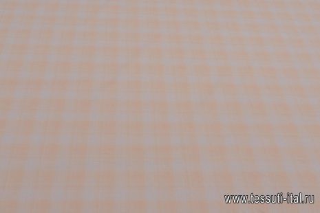 Сорочечная (н) серо-бежевая клетка - итальянские ткани Тессутидея арт. 01-6982