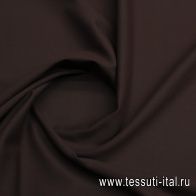 Хлопок стрейч (о) темно-коричневый - итальянские ткани Тессутидея арт. 01-7619