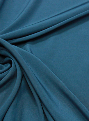 Крепдешин стрейч (о) серо-синий ш-130см - в интернет-магазине тканей Тессутидея арт. 02-6318