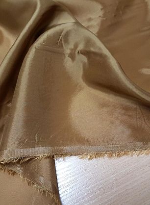 Подкладочная стрейч (о) темная охра - в интернет-магазине тканей Тессутидея арт. 08-0741