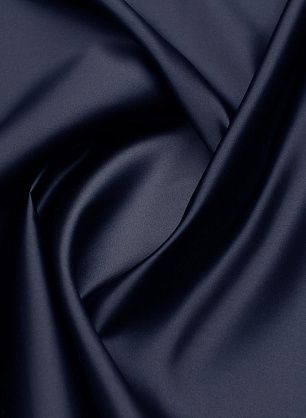 Шелк дюшес (о) темно-синий - в интернет-магазине тканей Тессутидея арт. 10-4197