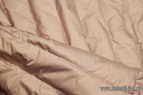 Деталь для пуховика с водоотталкивающим покрытием наполнитель пух 90*65см светлая лаванда - итальянские ткани Тессутидея арт. F-6516