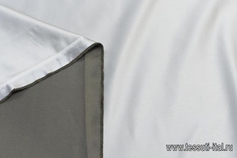 Шелк дюшес (о) светло-серый - итальянские ткани Тессутидея арт. 10-2552