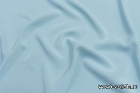 Шелк кади (о) светло-бирюзовый - итальянские ткани Тессутидея арт. 10-2511