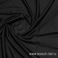 Трикотаж подкладочный (о) черный - итальянские ткани Тессутидея арт. 14-1732