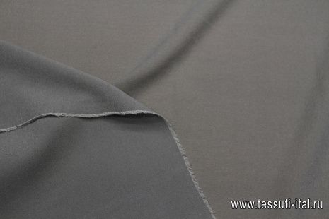 Шифон стрейч (о) серый - итальянские ткани Тессутидея арт. 10-3770