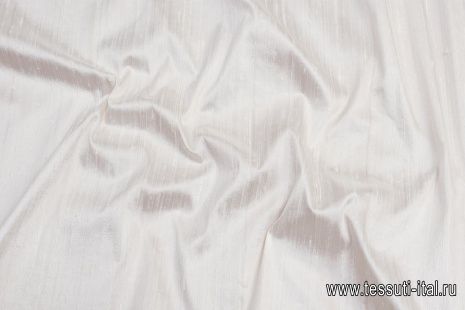 Шелк шантунг (о) айвори - итальянские ткани Тессутидея арт. 10-2309