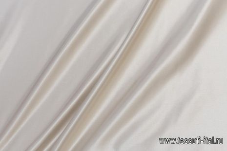 Шелк дюшес (о) бежевый - итальянские ткани Тессутидея арт. 10-2551