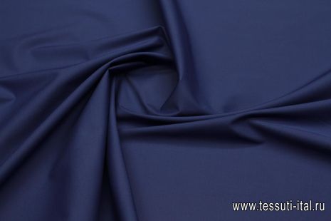 Сорочечная стрейч (о) синяя - итальянские ткани Тессутидея арт. 01-7441