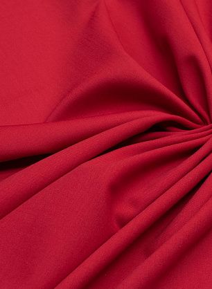 Плательная шерсть супер (о) Leitmotiv красная - в интернет-магазине тканей Тессутидея арт. 17-0051