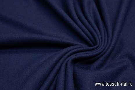 Пальтовая лоден (о) темно-синяя - итальянские ткани Тессутидея арт. 09-1699
