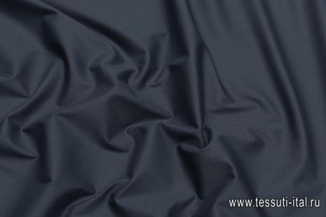 Сорочечная стрейч (о) темно-синяя - итальянские ткани Тессутидея арт. 01-6986
