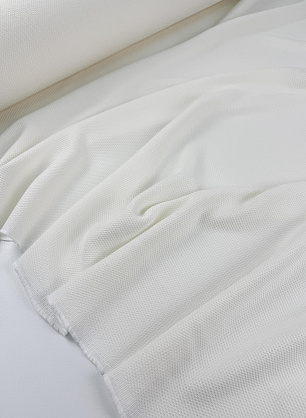 Хлопок фактурный (о) белый - в интернет-магазине тканей Тессутидея арт. 01-8117