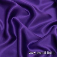 Шелк атлас (о) фиолетовый - итальянские ткани Тессутидея арт. 10-2090