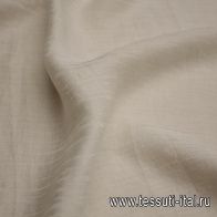 Лен (о) стилизованные полоски айвори - итальянские ткани Тессутидея арт. 16-0843