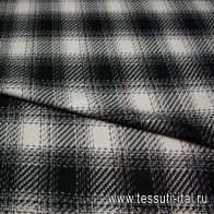 Костюмная (н) серо-черный орнамент ш-150см - итальянские ткани Тессутидея арт. 05-2123