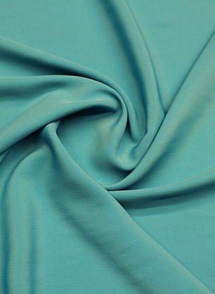 Крепдешин (о) бирюзовый - в интернет-магазине тканей Тессутидея арт. 03-7220