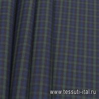 Костюмная (н) сине-черно-зеленая клетка - итальянские ткани Тессутидея арт. 05-4340