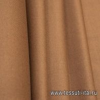 Костюмная дабл (о) светло-коричневая - итальянские ткани Тессутидея арт. 05-3746
