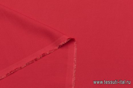 Плательная вискоза стрейч фактурная (о) малиновая - итальянские ткани Тессутидея арт. 04-1533