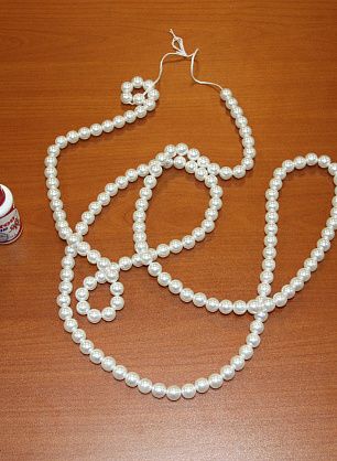 Нить жемчуга-d 10mm (150 см) - в интернет-магазине тканей Тессутидея арт. F-0496