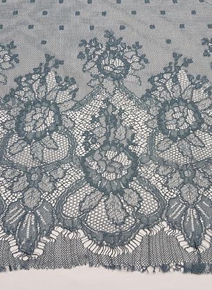 Кружево (н) серо-синее - в интернет-магазине тканей Тессутидея арт. 03-4871