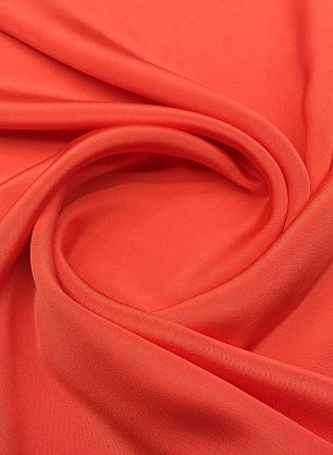 Плательная кади (о) коралловая - в интернет-магазине тканей Тессутидея арт. 02-7360