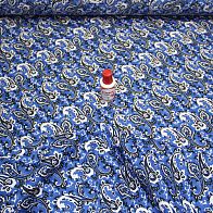 Сорочечная Super fine (н) пейсли на синем Etro - итальянские ткани Тессутидея арт. 01-2519