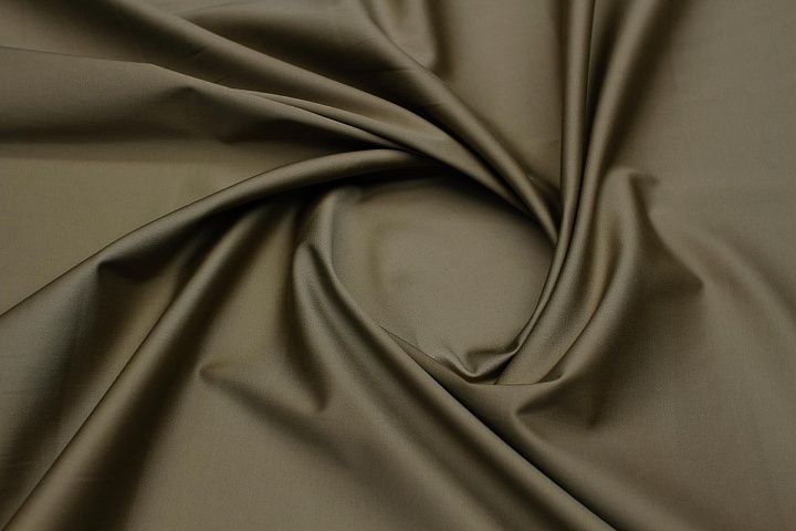 Хлопок стрейч (о) светло-коричневый - итальянские ткани Тессутидея арт. 01-7484