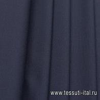 Костюмная стрейч (о) темно-синяя - итальянские ткани Тессутидея арт. 05-4394