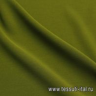 Плательная кади (о) зеленая - итальянские ткани Тессутидея арт. 03-7422