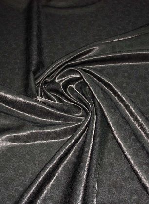 Костюмная фактурная (о) черная ш-150см Versace - в интернет-магазине тканей Тессутидея арт. 05-2080