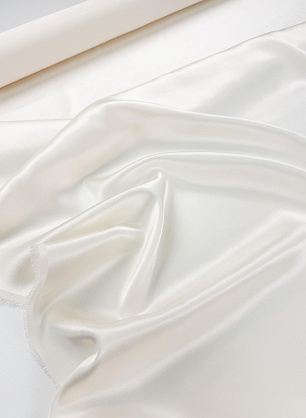 Шелк атлас (о) айвори  - в интернет-магазине тканей Тессутидея арт. 10-5090