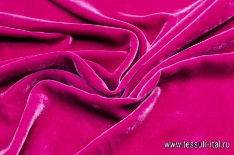 Бархат (о) лиловый - итальянские ткани Тессутидея арт. 03-5890