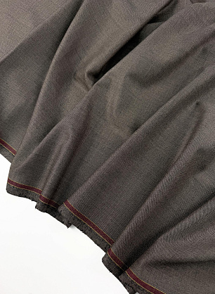 Костюмная шерсть (о) бежево-черная меланж - в интернет-магазине тканей Тессутидея арт. 05-5359