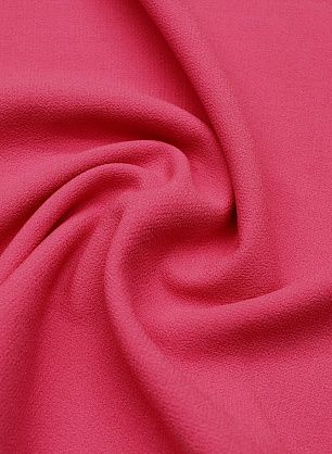 Костюмная шерсть креп дабл (о) розовая - в интернет-магазине тканей Тессутидея арт. 05-4665