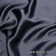Шелк атлас (о) синий - итальянские ткани Тессутидея арт. 10-3199